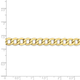 10k 7mm Semi-Solid Curb Link Chain-WBC-10BC110-20
