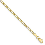 10k 2.5mm Semi-Solid Figaro Chain-WBC-10BC120-8