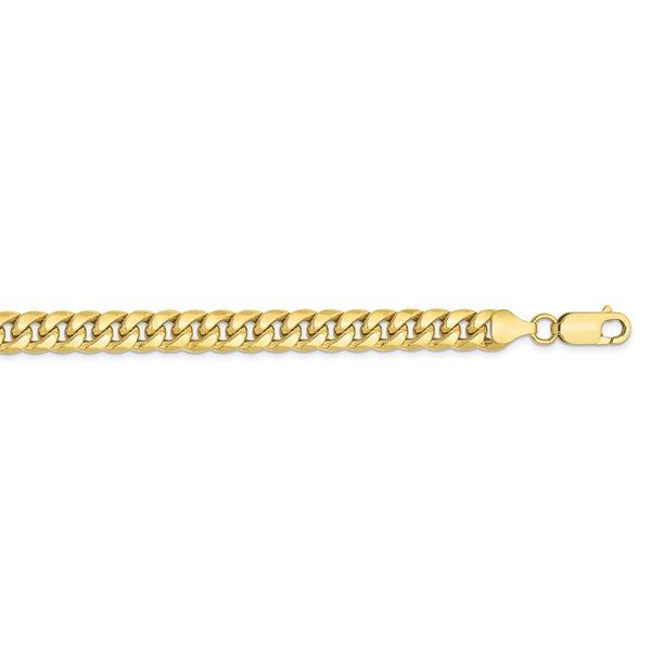 10k 6.75mm Semi-Solid Miami Cuban Chain-WBC-10BC155-7