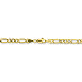 10k 4.4mm Semi-Solid Figaro Chain-WBC-10BC94-8