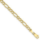 10k 4.4mm Semi-Solid Figaro Chain-WBC-10BC94-9