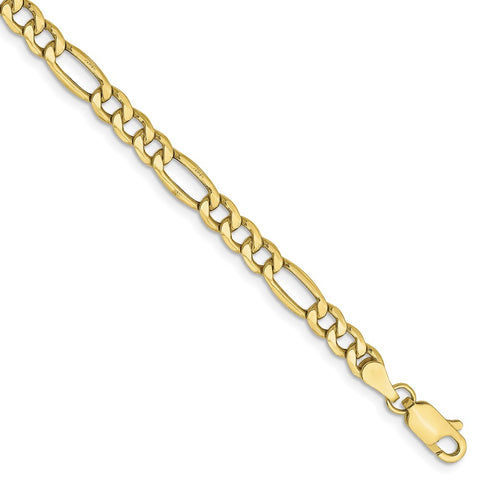 10k 4.4mm Semi-Solid Figaro Chain-WBC-10BC94-8