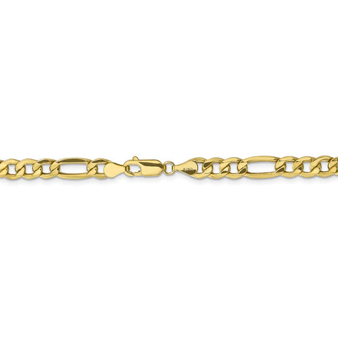 10k 6.25mm Semi-Solid Figaro Chain-WBC-10BC96-20