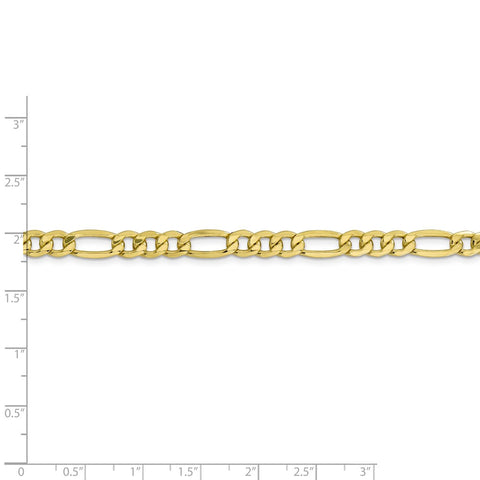 10k 6.25mm Semi-Solid Figaro Chain-WBC-10BC96-24