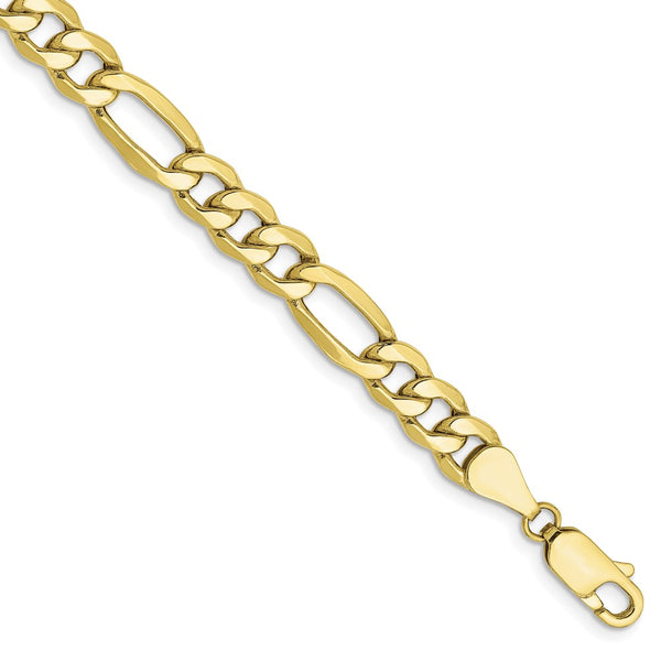 10k 6.25mm Semi-Solid Figaro Chain-WBC-10BC96-8