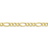 10k 7.3mm Semi-Solid Figaro Chain-WBC-10BC97-7