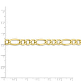 10k 7.3mm Semi-Solid Figaro Chain-WBC-10BC97-8