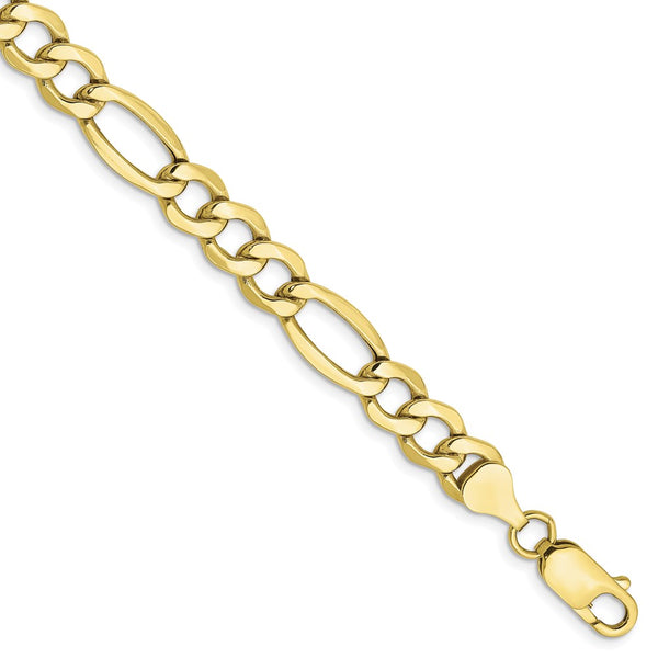 10k 7.3mm Semi-Solid Figaro Chain-WBC-10BC97-8