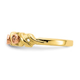 10k Tri-color Black Hills Gold Rose Ring-WBC-10BH643