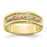 10k Tri-color Black Hills Gold Ring-WBC-10BH660