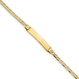 10k Anchor Link ID Bracelet-WBC-10BID44-6