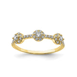 10K CZ Stackable Ring-WBC-10C1393