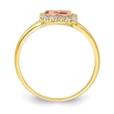 10K Two-Tone CZ 15 Ring-WBC-10C1429