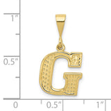 10KY Initial G Pendant-WBC-10C1449-G