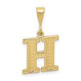 10KY Initial H Pendant-WBC-10C1449-H