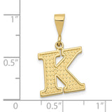 10KY Initial K Pendant-WBC-10C1449-K