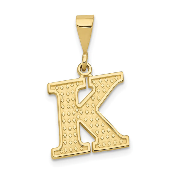 10KY Initial K Pendant-WBC-10C1449-K