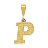10KY Initial P Pendant-WBC-10C1449-P