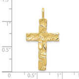 10k Nugget Cross Pendant-WBC-10C1480
