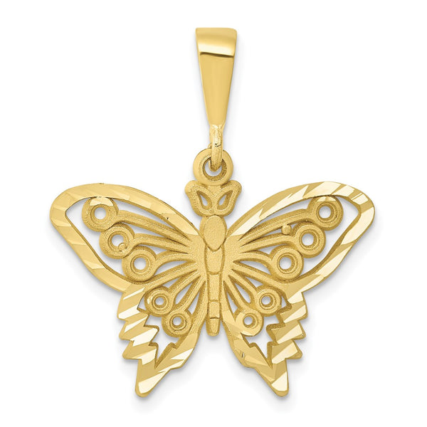 10k Butterfly Charm-WBC-10C1849