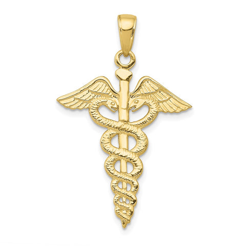 10k Caduceus Pendant-WBC-10C2261
