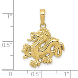 10k Dragon Pendant-WBC-10C2379