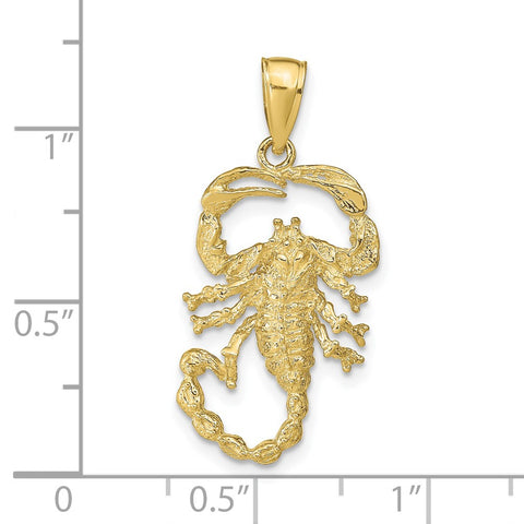 10k Scorpion Charm-WBC-10C2383