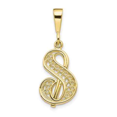 10k Initial S Pendant-WBC-10C242/S
