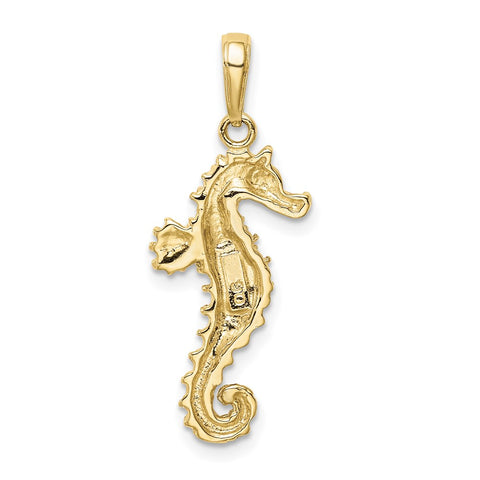 10k Seahorse Pendant-WBC-10C2532