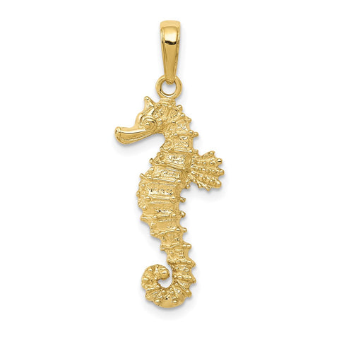 10k Seahorse Pendant-WBC-10C2532