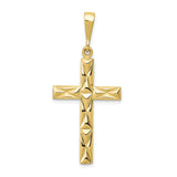 10k Reversible Latin Cross Pendant-WBC-10C2728