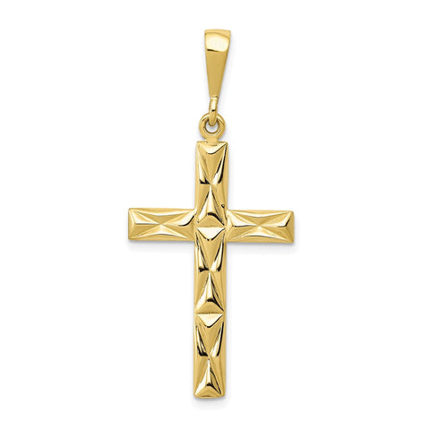10k Reversible Latin Cross Pendant-WBC-10C2728