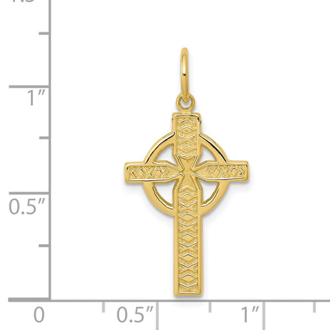 10K Iona Cross Charm-WBC-10C292