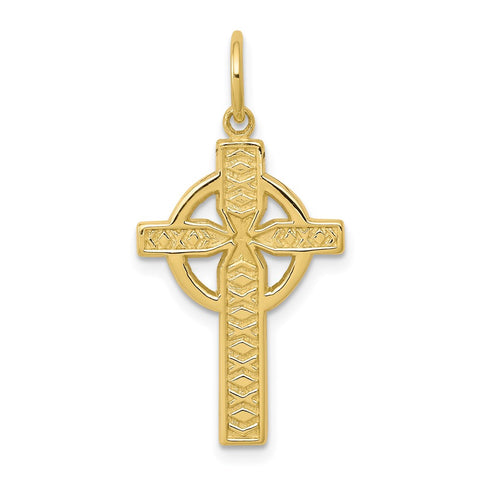 10K Iona Cross Charm-WBC-10C292