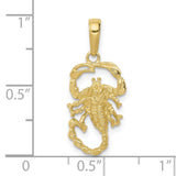10k Scorpion Charm-WBC-10C3049