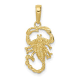 10k Scorpion Charm-WBC-10C3049
