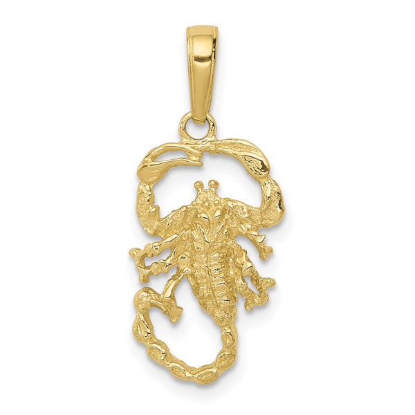 10k Scorpion Charm-WBC-10C3049