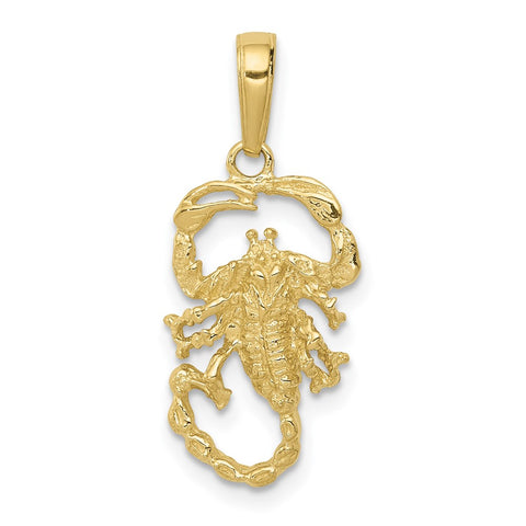 10k Scorpion Charm-WBC-10C3049