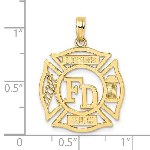 10k FD LADIES AUX in Shield Charm-WBC-10C3107