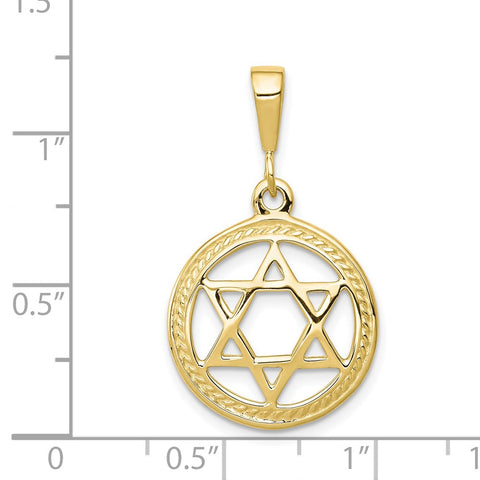 10K Star Of David Charm-WBC-10C333