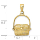10k Large Nantucket Basket Pendant-WBC-10C3335