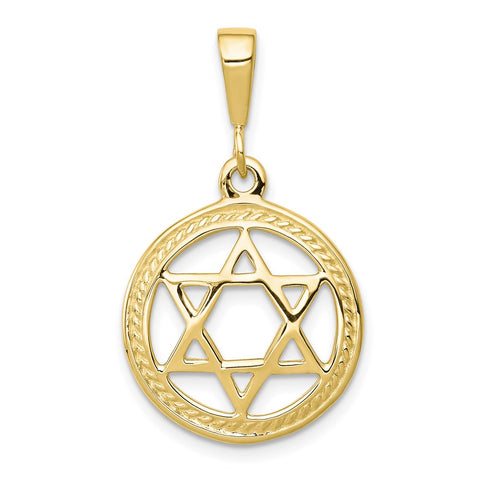 10K Star Of David Charm-WBC-10C333