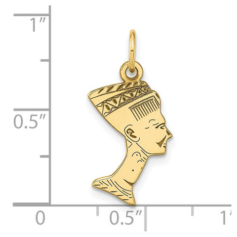 10K Nefertiti Pendant-WBC-10C370