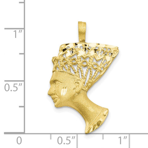 10K Nefertiti Pendant-WBC-10C371