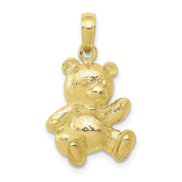 10K Teddy Bear Pendant-WBC-10C4002