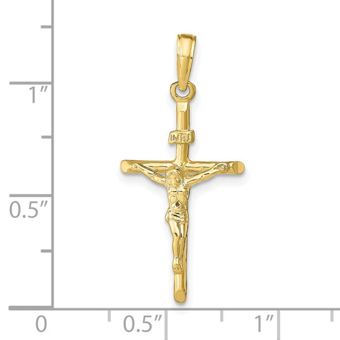 10K Stick Style Crucifix Pendant-WBC-10C4355