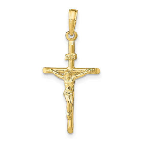 10K Stick Style Crucifix Pendant-WBC-10C4355