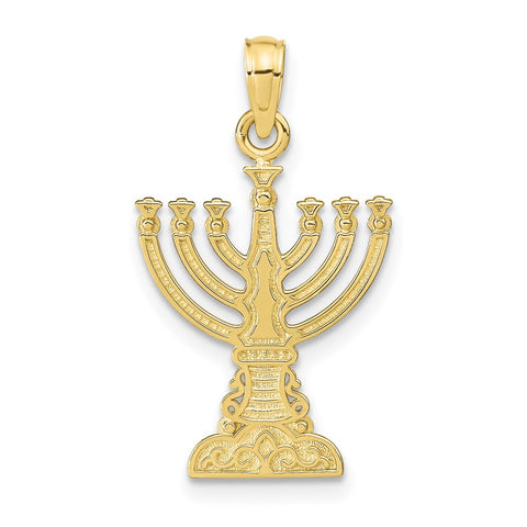 10K Menorah Pendant-WBC-10C4451