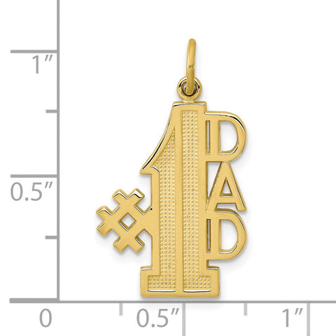 10K #1 DAD Charm-WBC-10C451