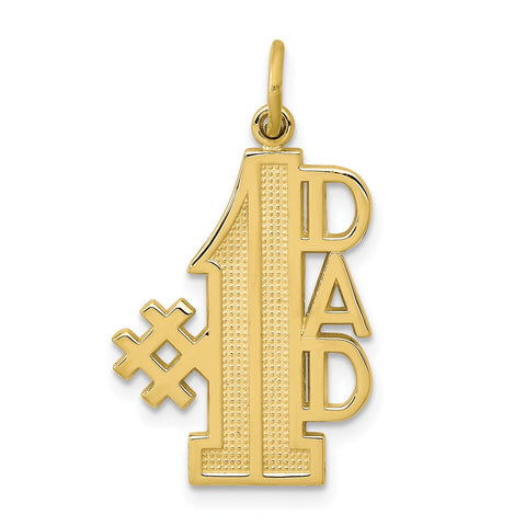 10K #1 DAD Charm-WBC-10C451